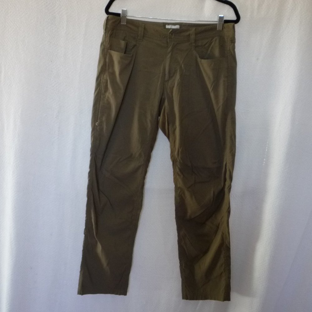 MARMOT MEN OUTDOOR PANT SIZE 33 TAN COLOR tag size 30" correct size is 33